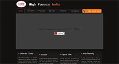 Desktop Screenshot of hivacindia.com