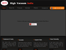 Tablet Screenshot of hivacindia.com